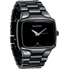 Nixon Ceramic Player Watch All Black A145-001 $1400 Rare In Box W Tags