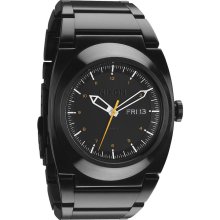 Nixon DON II WATCH (ALL BLACK/ORANGE) O/S :: ALL BLACK/ORANGE