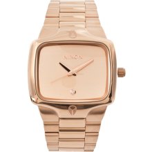 Nixon Men's 'Player' Rose-goldtone Steel Watch (A140-897-00)