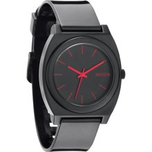 Nixon Men's Time Teller A119480-00 Black Plastic Analog Quartz Wa ...