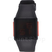 Nixon Newton Digital A137 Black | Silicone Strap | 38mm | 30m |