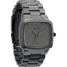 Nixon Player Wrist Watch For Men In Gunmetal