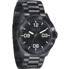 Nixon Private SS All Black Watch - Black regular