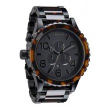 Nixon The 51-30 Chrono - Matte Black/Dark Tortoise