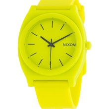 Nixon Time Teller P Watch Neon Yellow, One Size