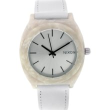 Nixon Watches Women's Teller White Dial Stainless Steel Stainless Stee