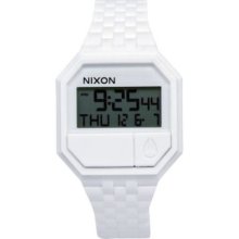 Nixon Women's Rerun Quartz White Rubber Strap Watch