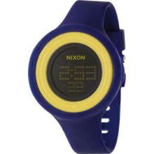 Nixon Women's 'The Widgi' Blue Polycarbonate and Silicon Quartz Watch