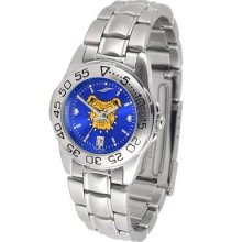 North Carolina A&T Aggies Ladies Stainless Steel Dress Watch