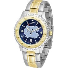 North Carolina Tar Heels UNC Mens Two-Tone Anochrome Watch