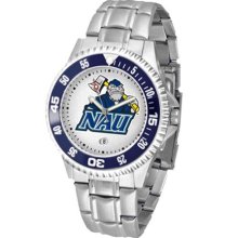 Northern Arizona Lumberjacks NAU Mens Steel Bandwrist Watch