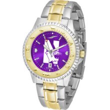 Northwestern Wildcats Competitor AnoChrome Two Tone Watch