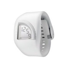 Odm Unisex Quadtime Digital Dd128-02 White Silicone Quartz Watch