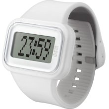 ODM Unisex Rainbow DD125A-2 White Silicone Quartz Watch with Digi ...