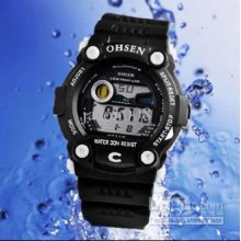 Ohsen Led Unisex Luxury Watches Men Sport Digital Dive Candy Jelly M