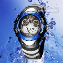 Ohsen Luxury Mens Dive Watches Lady Men Sport Digital Led Designer W