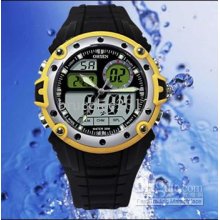 Ohsen Men Dive Colorful Bezel Watch Unisex Sport Led Women Digital Q