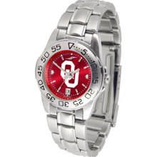 Oklahoma Sooners OU Womens Anochrome Watch