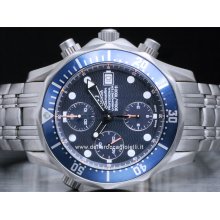 Omega 300M Chrono Diver Titane 2298.80.00 titanium watch price new