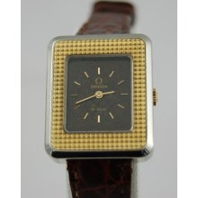 Omega De Ville Watch In 14kt Y/ Gold & Stainless Steel