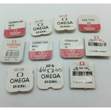 Omega Vintage Calibre 660 Movement Parts In Pack X 11 Pcs (nos & 100% Original)