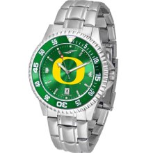 Oregon Ducks Competitor AnoChrome Steel Band Watch