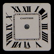 Original Vintage Cartier Watch Dial Ladie's