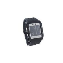 Ots Square Dial Plastic Band Sports Watch (black)