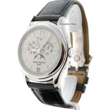 Patek Philippe Mens 5146g 18k White Gold Complicated Annual Calendar