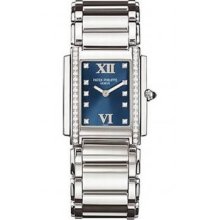 Patek Philippe Women's Twenty 4 Blue & Diamonds Dial Watch 4910/10A-012