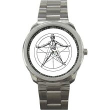 Pentagram Sport Metal Watch Iw611 - Gray - Metal