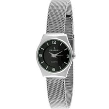 Peugeot Women's Mesh Bracelet Watch - Silver