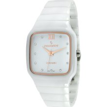 Peugeot Women's Square Dial White Ceramic Watch (Peugeot Swiss Square White Ceramic Watch)