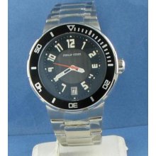 Philip Stein Extreme Quartz Stainless Steel Mens Watch 34-bb-ss $700