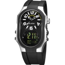 Philip Stein Signature Analog-Digital Mens Watch 3RB-AD-RB