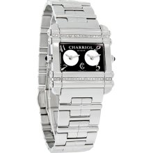 Philippe Charriol Actor Diamond Ladies Blk Swiss Quartz Watch CDT-81-1-60-DT101