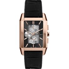 Pierre Petit Men's P-780B Serie Paris Rose-Gold PVD Rectangular C ...