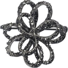 Pilgrim 622-135 Ladies' Brooch Hematite Grey