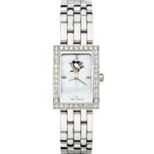 PITTSBURGH PENGUINS LADIES ALLURE WATCH STAINLESS BRACELET