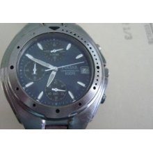 Pulsar Mens Chronograph - Blue Dial - Silver-tone Case And Bracelet