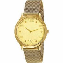 Puma Slim Rim - S Metal Gold Women's watch #PU102692004