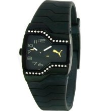 Puma Women's Valentine Black Dial Watch PU000422002