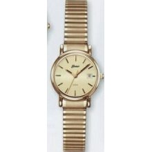 Quartzline Classic Ladies Gold Expansion Watch