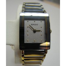 Rado Integral Authentic Two Tone Titanium Ladies Watch 153.0383.3