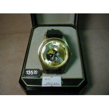 Rare Collectible Nfl 1998 Jacksonville Jaguars Man Gold Watch Excellen1ja-run