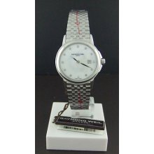 Raymond Weil Lady's Tradition Steel 28 Mm Quartz Watch 5966-st-97001