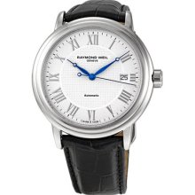 Raymond Weil Maestro White Roman Numerals Dial Mens Watch 2837-stc-00308