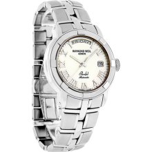 Raymond Weil Parsifal Mens Mop Day/date Swiss Automatic Watch 2844-st-00908