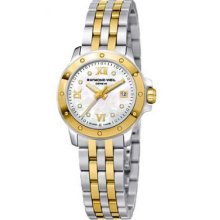 Raymond Weil Tango Pearl Diamond Dial Ladies Two Tone Watch 5399-stp-00995