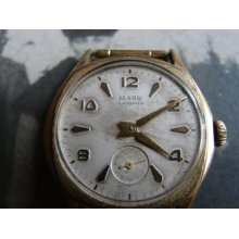 Remarkable Golden plaited Mechanical Majak 1950 USSR Hi-Grade 16 Jewels Wrist Watch Perfect Vintage JUST Serviced